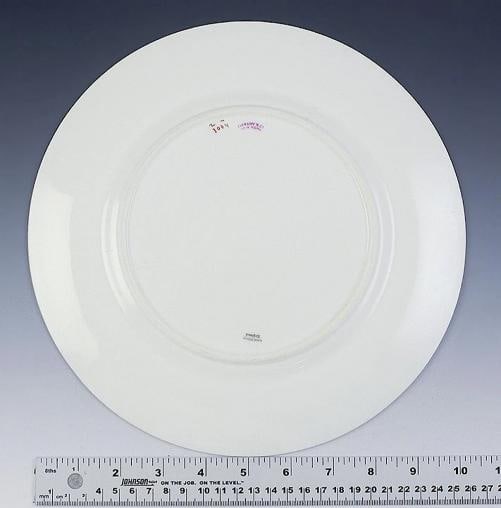 Superb Set 11 1900-1930 Cauldon Tiffany Co Gilded 10 1/2" Dinner Plates - 4