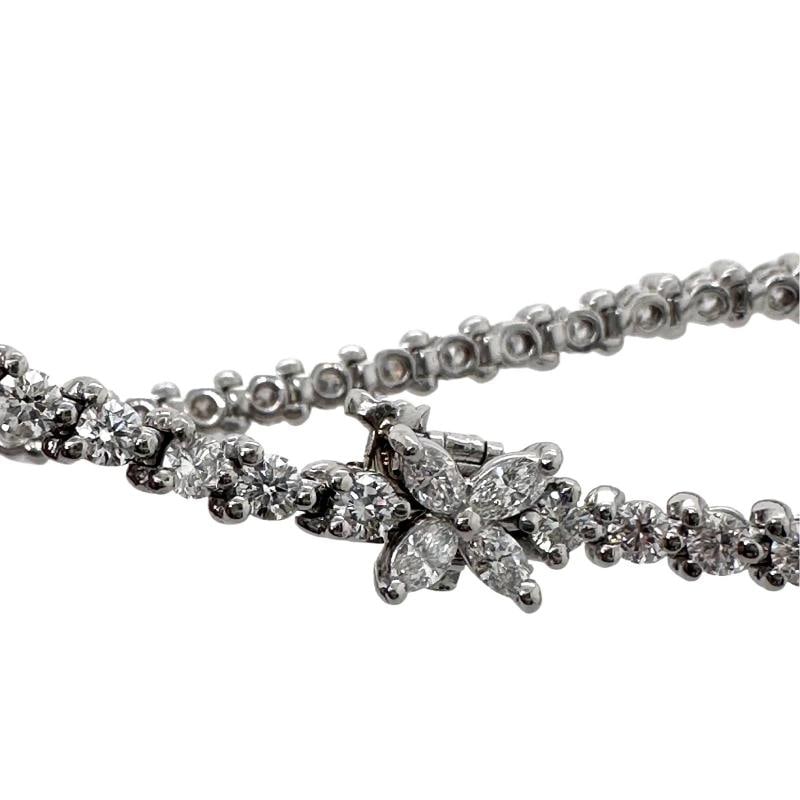 Tiffany & Co. Victoria Diamond Tennis Bracelet 3.08 tcw in Platinum - 7