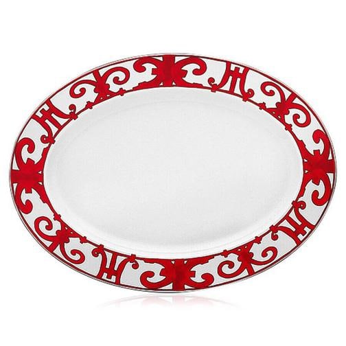 HERMES BALCON DU GUADALQUIVIR OVAL PLATTER SMALL #P011027P BRAND NIB SAVE$$ F/SH: Condition: New: A brand-new, unused, unopened, undamaged item in its original packaging (where packaging is applicable). Packaging should be the same as what is found in a retail store, unless the ite