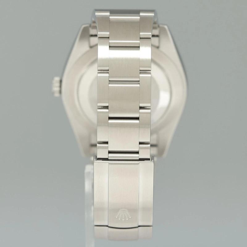 MINT 2021 Rolex Oyster Perpetual 41mm Blue Stick Oyster Watch 124300 Box - 5