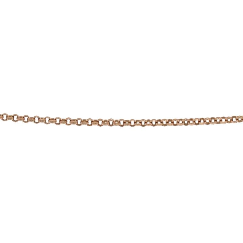 Hermes Ex-Libris Pendant Necklace 18K Rose Gold with Diamond Small - 3