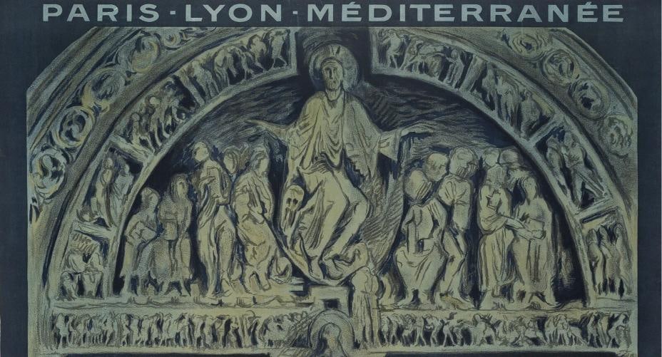 Original Poster, Roman Basilica Vezelay, Burgundy, Religion, Christ, 1920- - 2