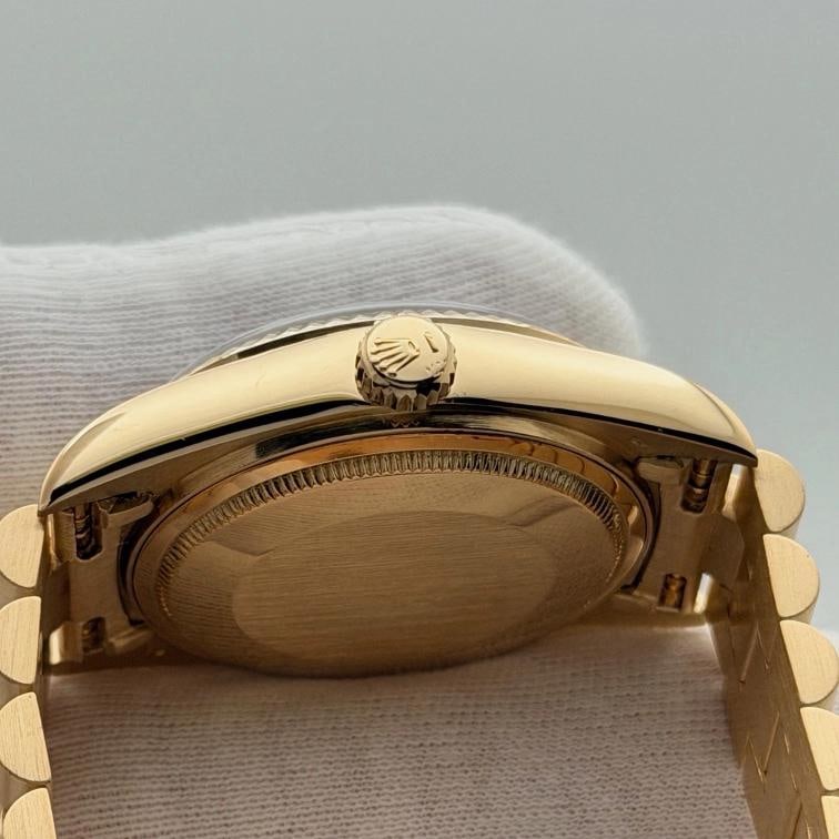Rolex Day Date President 18038 36mm Black Onyx Dial Quickset 18K Yellow Gold - 10