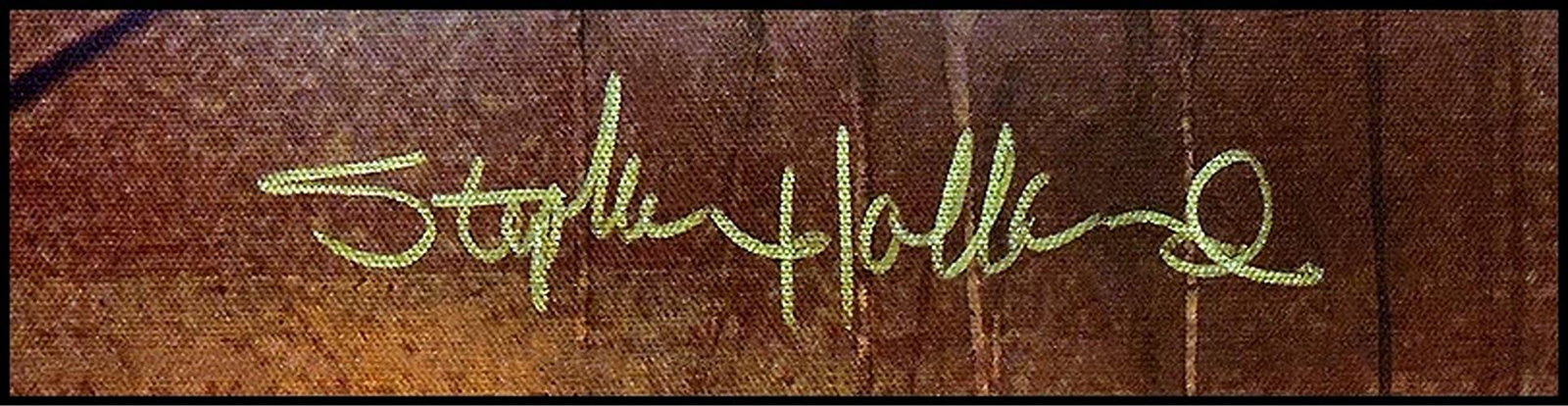 STEPHEN HOLLAND Original Giclee on CANVAS Signed Lamborghini Sports Car oil Art - 4