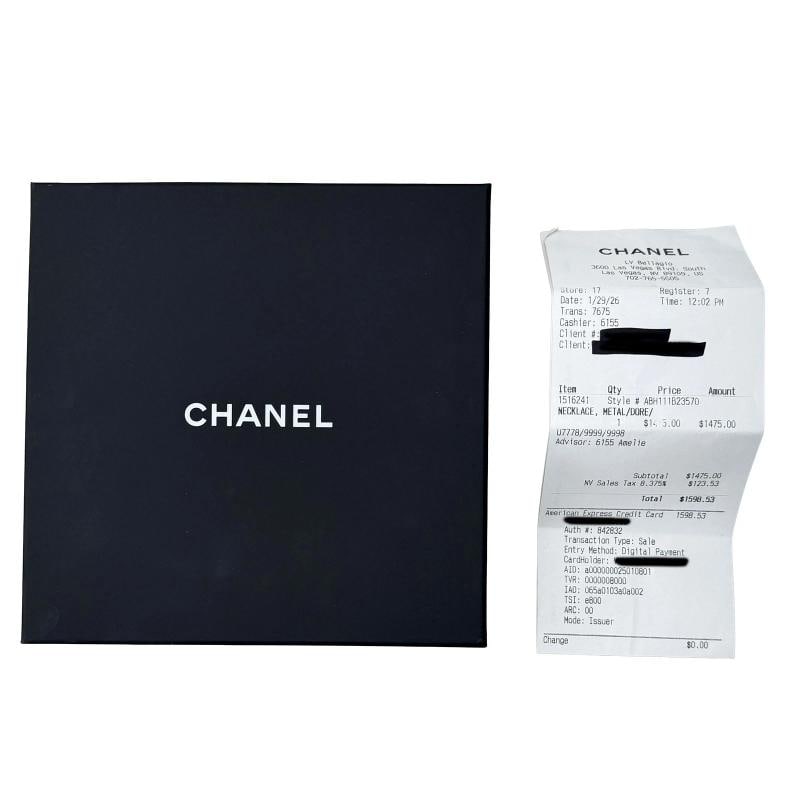 Chanel Gold-Plated 2026 CC Choker Necklace - 4
