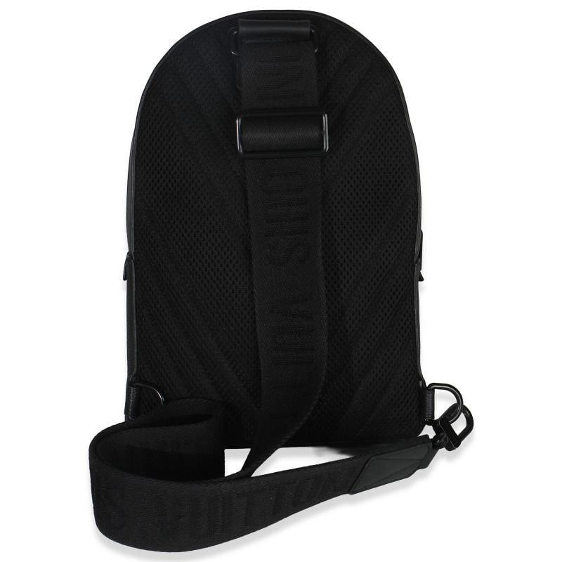 Louis Vuitton Black Waxy Calfskin Aerogram Pilot Slingbag - 4