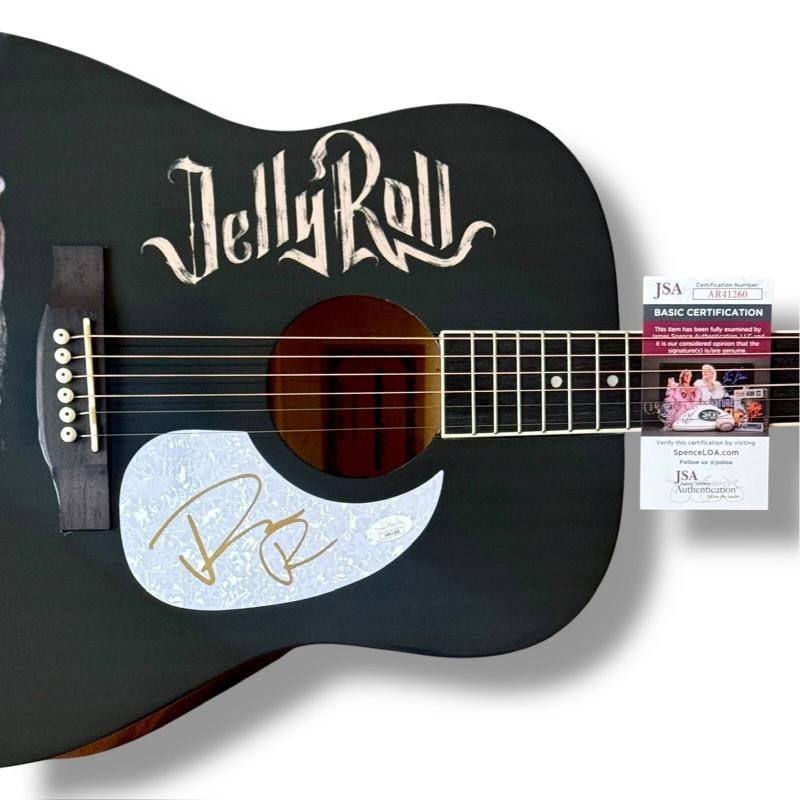 Jelly Roll Signed Guitar Custom Graphics JSA COA Son Of A Sinner - 2