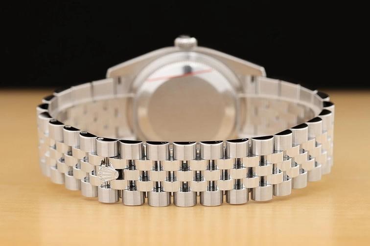 2008 CARD ROLEX MENS DATEJUST 116234 36MM BLACK 18K GOLD STEEL JUBILEE WATCH - 7