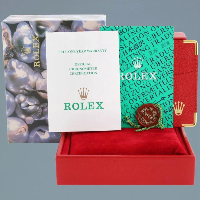 PAPERS Factory Diamond Ladies 69178 Rolex DateJust President 26mm Yellow Gold - 7