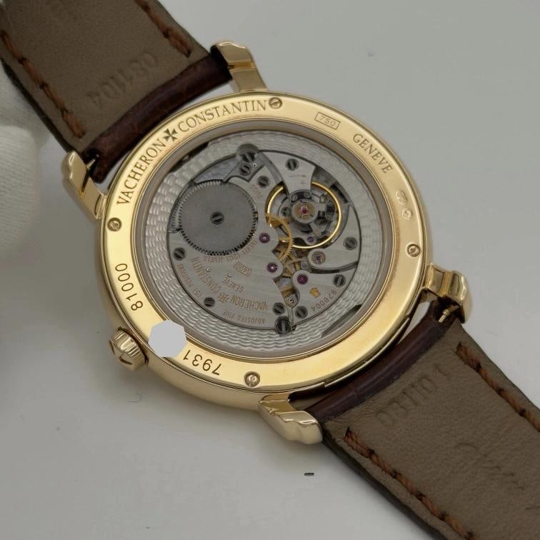 Vacheron Constantin Malte Grande Classique 81000 36mm Silver Dial 18k Gold - 5