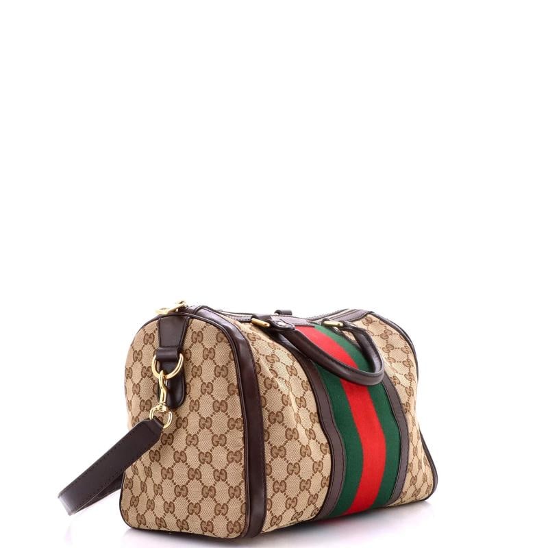 Gucci Vintage Web Boston Bag GG Canvas Medium - 2