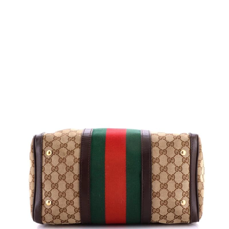 Gucci Vintage Web Boston Bag GG Canvas Medium - 4