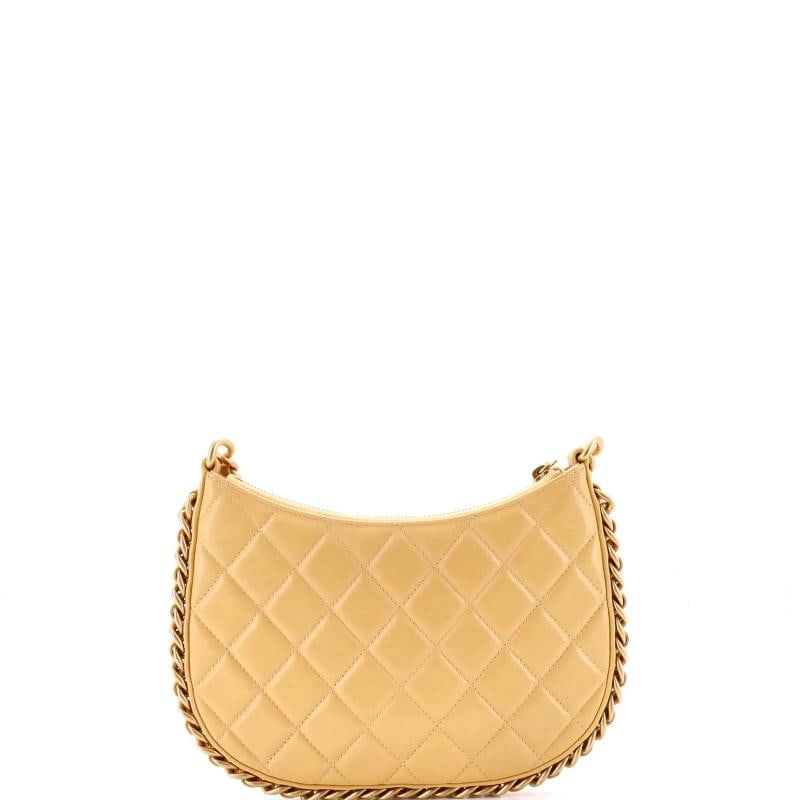 Chanel CC Chain Around Hobo Quilted Lambskin - 3