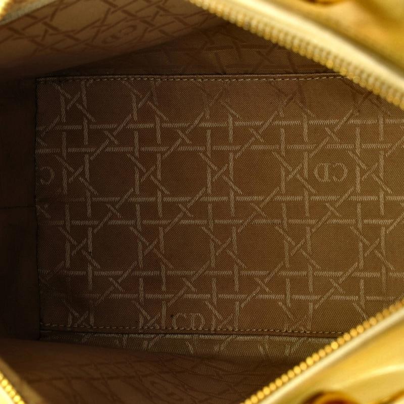 Christian Dior Vintage Lady Dior Bag Cannage Quilt Lambskin Large - 5