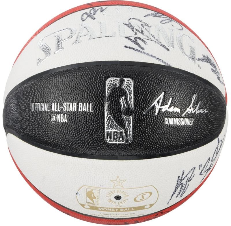 2016 All Star Game Team Signed Basketball Kobe Bryant Final AS Game Beckett COA - 5