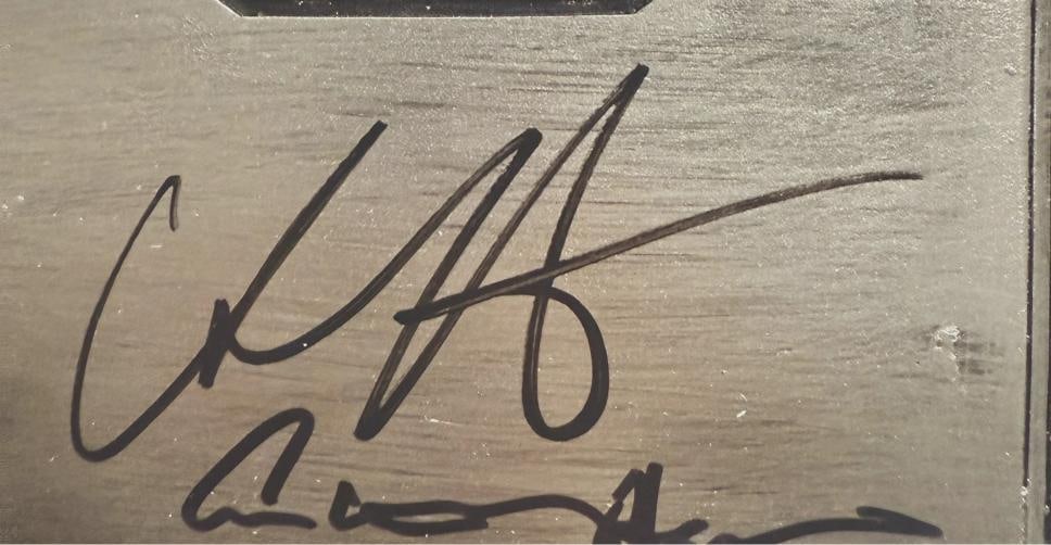 Anthony Hopkins Chris Hemsworth Thor 17" Signed Hammer Beckett Witnessed 3.5LBS - 2