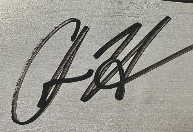 Anthony Hopkins Chris Hemsworth Thor 17" Signed Hammer Beckett Witnessed 3.5LBS - 6