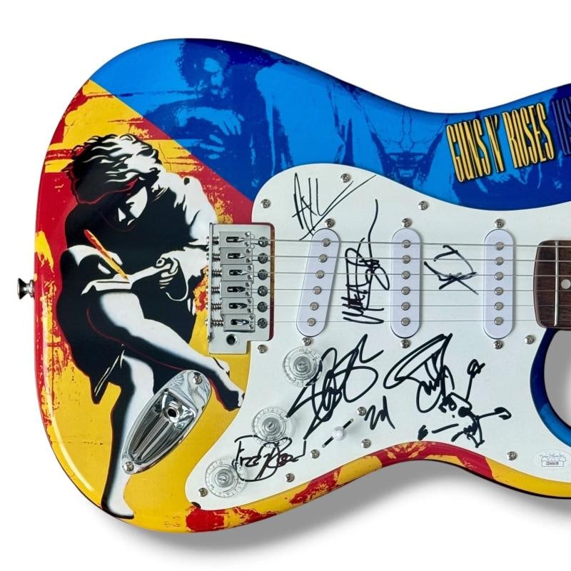Guns N' Roses: Axl Rose, Slash , Duff McKagan, Dizzy Reed & Matt Sorum (JSA) - 2