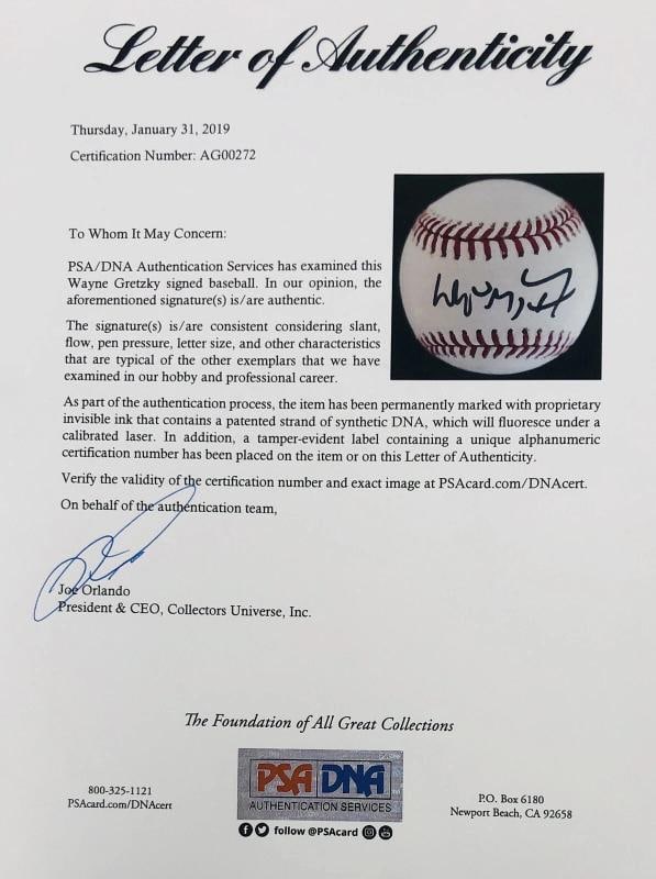 PSA/DNA Oilers CONNOR MCDAVID WAYNE GRETZKY Signed Autographed Framed Baseballs - 4