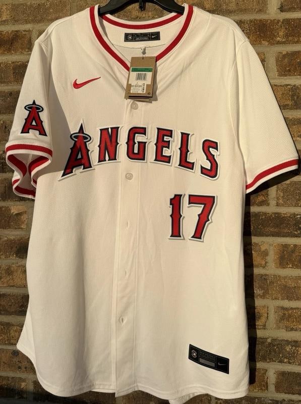 Shohei Ohtani Signed Official Nike Angels Baseball Jersey (PSA LOA) - 7