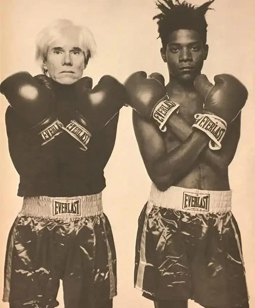 Warhol Basquiat Boxing Poster: 1985 Tony Shafrazi Gallery Exhibition - 2