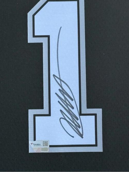 Victor Wembanyama Signed Custom Framed Jersey (Fanatics) - 2