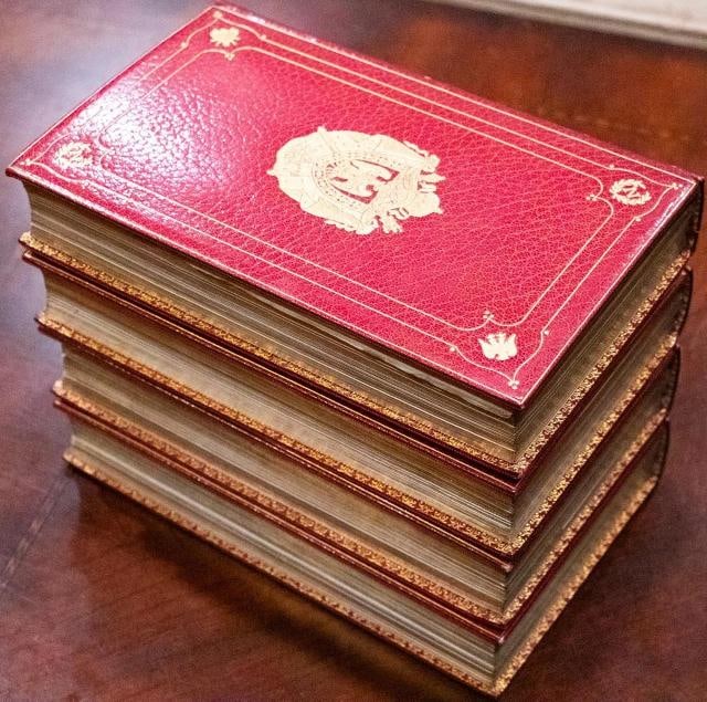 Ireland / c1830 Life of Napoleon Bound by Bayntun Extra Illustrated Color Plates - 13