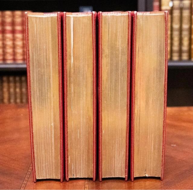 Ireland / c1830 Life of Napoleon Bound by Bayntun Extra Illustrated Color Plates - 8