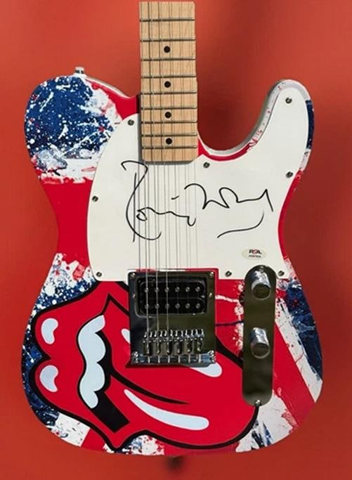 Ronnie Wood Signed Limited Edition Epiphone Guitar (PSA) - 2