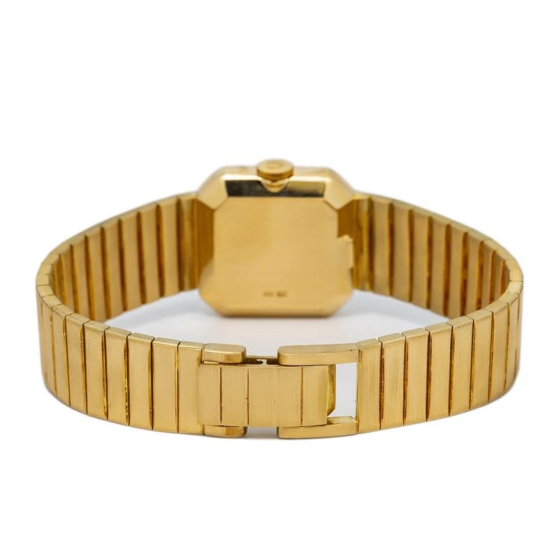 Rolex Orchid 385 Vintage 18K YG Diamond Bezel Gold Dial Quartz Lady Watch 20mm: Condition: Pre-owned - Good: This item has been gently used but is in good condition. It might have a few signs of wear, like light scratches or tarnishing. All imperfections should be shown and descr