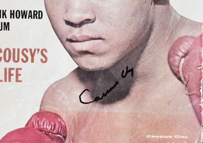 Muhammad Ali "Cassius Clay" Signed March 1964 Sport Magazine BAS LOA - 2