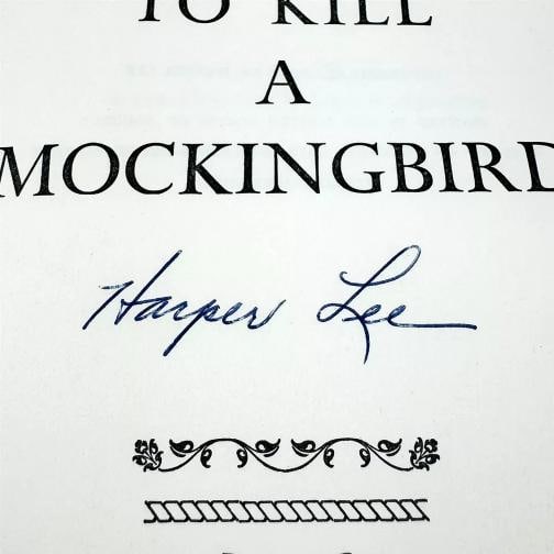Harper Lee ~ Signed To Kill a Mockingbird 1960 1st Edition Autographed ~ PSA DNA - 13