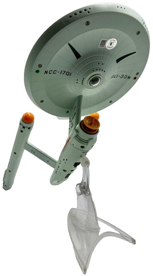 William Shatner Signed Star Trek Starship Enterprise "Kirk" Beckett Witnessed - 11