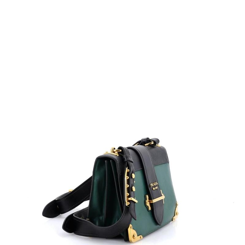 Prada Cahier Crossbody Bag Leather and Saffiano Leather Large - 2