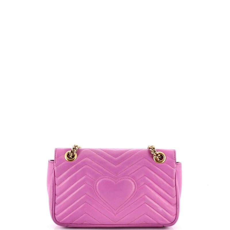 Gucci GG Marmont Flap Bag Matelasse Leather Medium - 3
