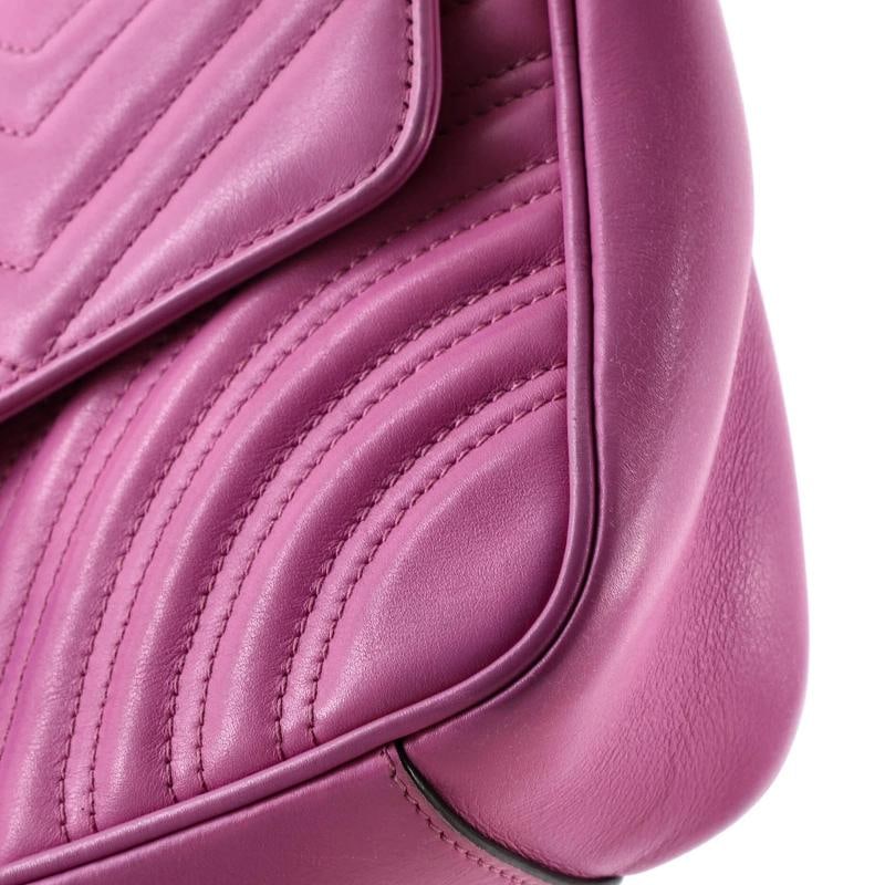 Gucci GG Marmont Flap Bag Matelasse Leather Medium - 6