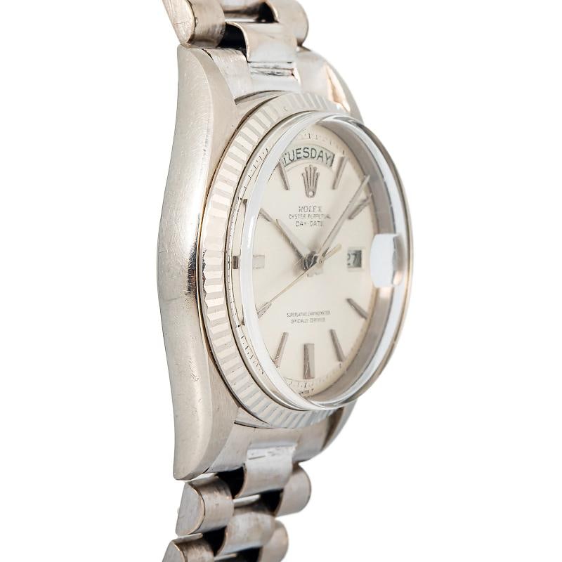 Rolex Day-Date 1803 1964 Complete President RARE 18K White Silver Dial 36mm - 4