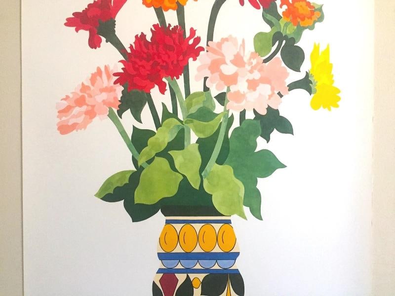 JOHN LANDER VTG 1980'S CONTEMPORARY LITHOGRAPH PRINT SOHO NYC EXHIBITION POSTER - 3