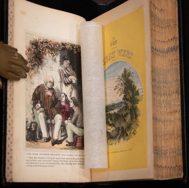 Henry Howe / Rare 1857 The Great West Pioneers Indian Massacres Wars Illustrated - 7