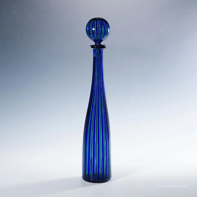 Venini A Canne Bottle 'Elixir' by Gio Ponti Venice Murano - 2