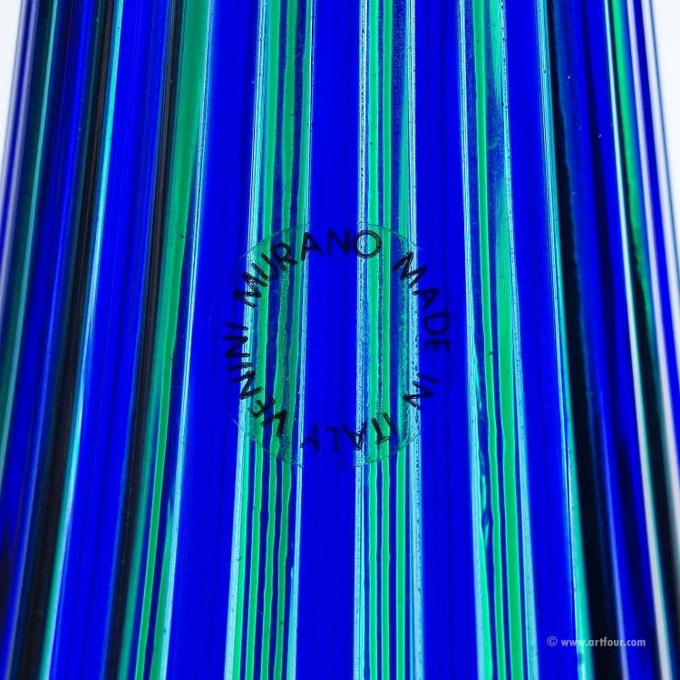 Venini A Canne Bottle 'Elixir' by Gio Ponti Venice Murano - 7