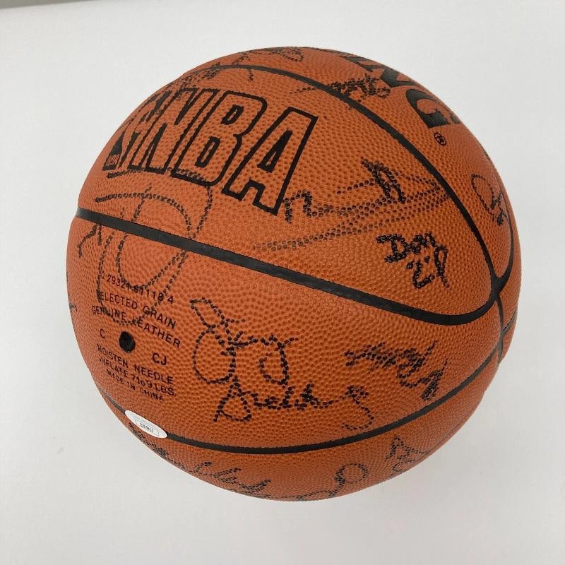 Kobe Bryant Shaq Tim Duncan 2004 All Star Game Team Signed Basketball JSA COA - 11