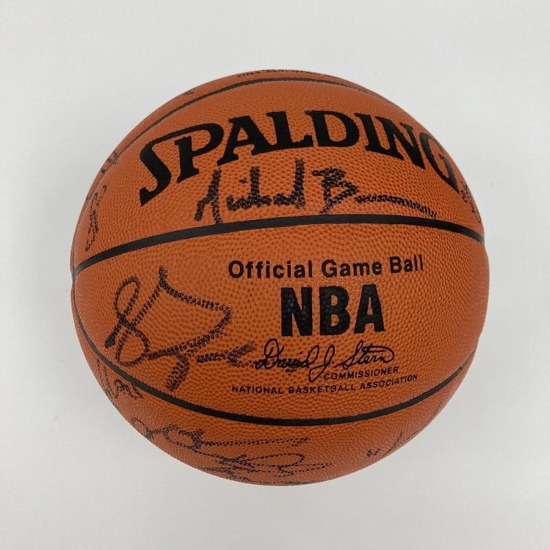 Kobe Bryant Shaq Tim Duncan 2004 All Star Game Team Signed Basketball JSA COA - 14