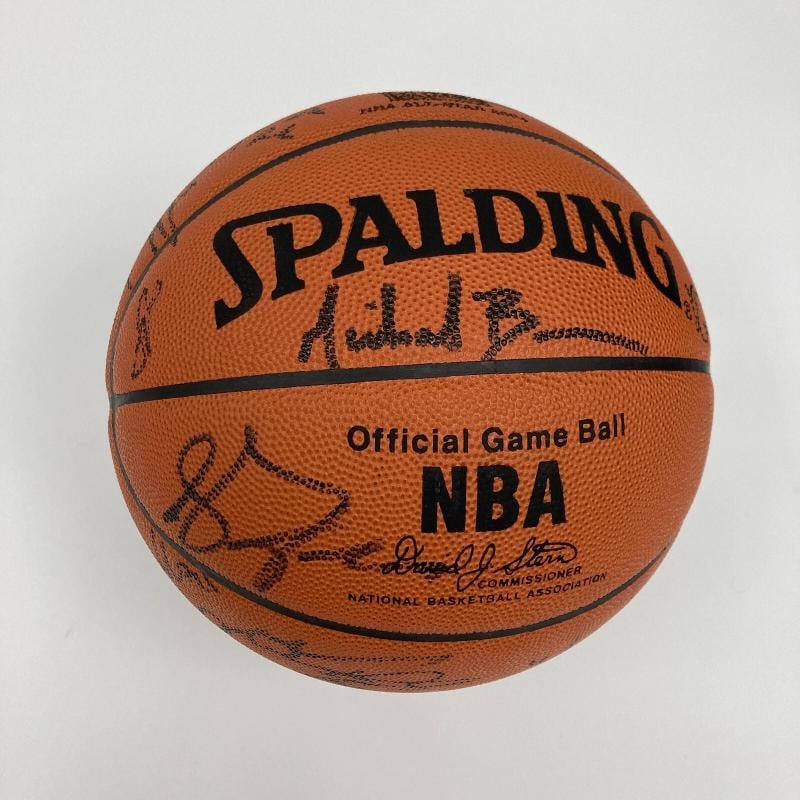 Kobe Bryant Shaq Tim Duncan 2004 All Star Game Team Signed Basketball JSA COA - 17