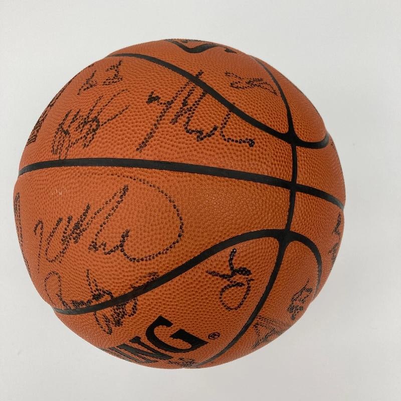 Kobe Bryant Shaq Tim Duncan 2004 All Star Game Team Signed Basketball JSA COA - 7