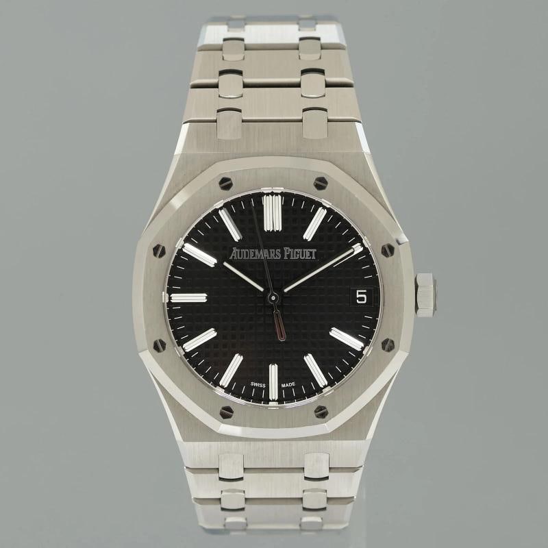 2025 PAPERS MINT AUDEMARS PIGUET 15510ST BLACK DIAL 41MM WATCH BOX - 2