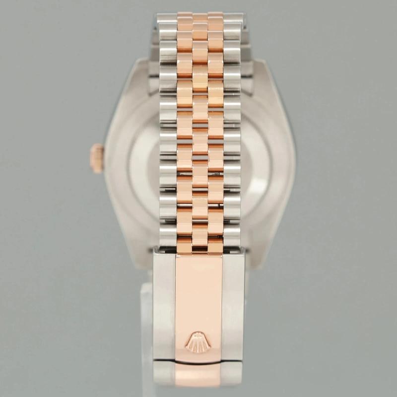 MINT Rolex DateJust 41 126331 Sundust Rose Gold Two-Tone Jubilee Watch Box - 4