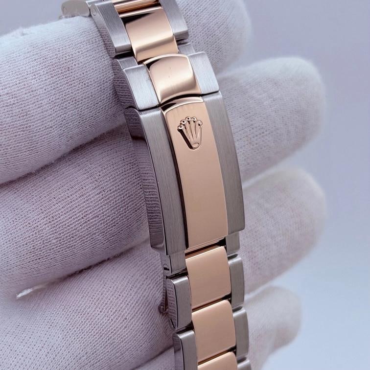 Rolex Datejust 36 126231 Pink Diamond Roman Dial 18K Rose Gold Steel Box Papers - 6
