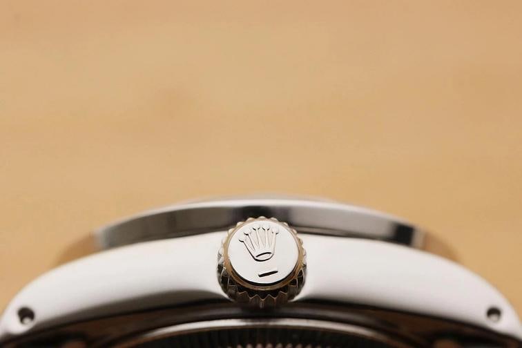 ROLEX DATEJUST 69174 MOTHER OF PEARL TSAVORITE DIAMOND 18K GOLD STEEL WATCH - 10