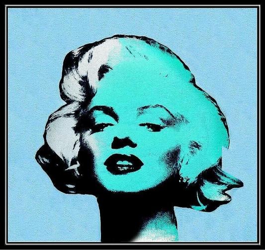Steve Kaufman Original Oil Painting On Canvas Signed Marilyn Monroe Blonde Nude - 2
